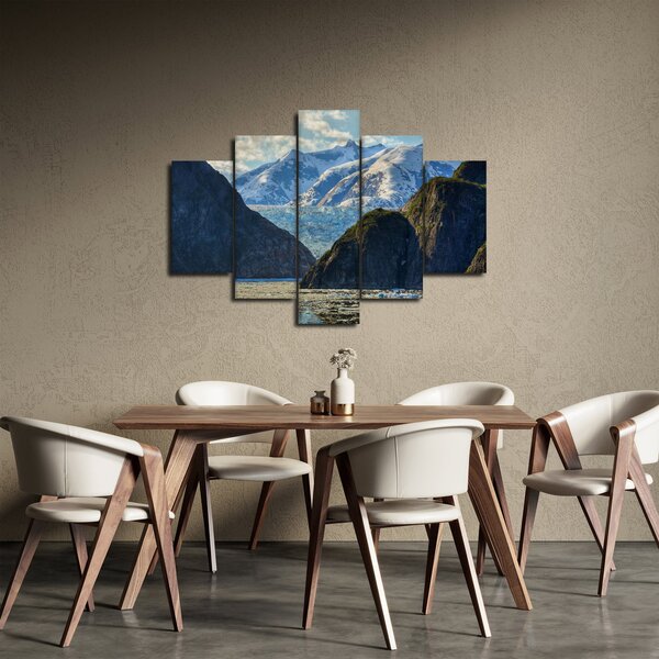 Tájkép hegyekkel (150x105 cm)