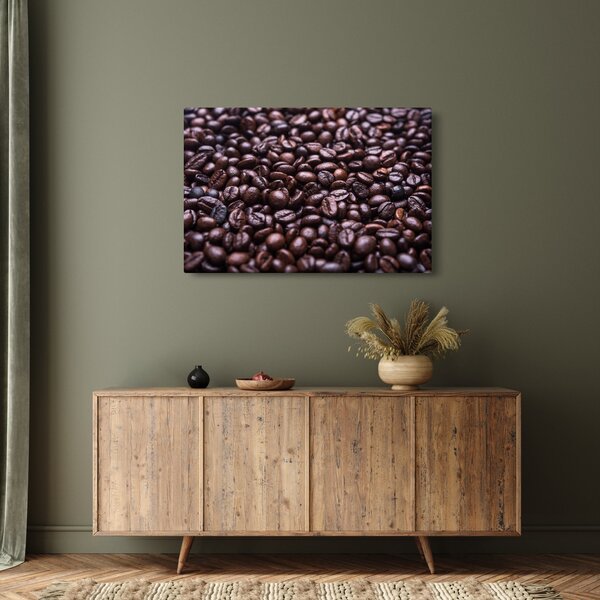 Kávé szemek képe (90x60 cm)