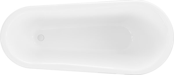 Mexen, Mexen Retro wanna wolnostojąca 170 x 75 cm, fehér, fehér lábak - 53251707500-20