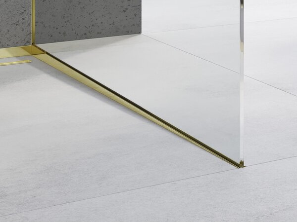 Mexen Line-B üvegrács 120 cm jobbos, arany, 185004120R