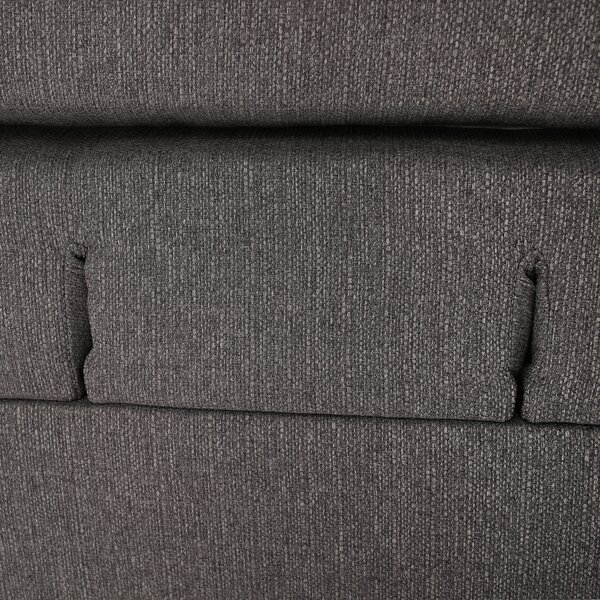 KONDELA Elektromos állítható ágy, boxspring, szürke, 120x200, GERONA NEW
