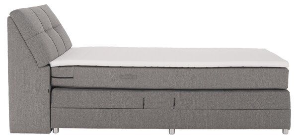 KONDELA Elektromos állítható ágy, boxspring, szürke, 120x200, GERONA NEW