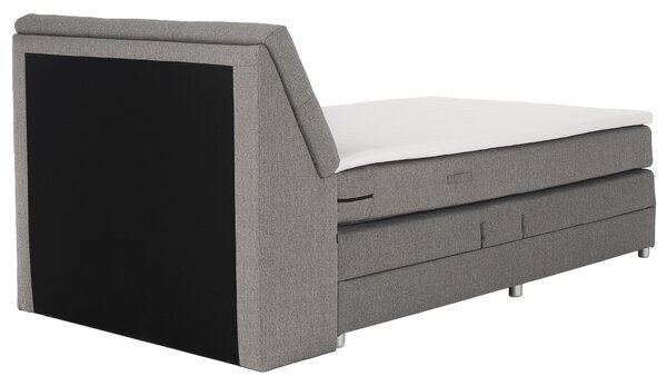 KONDELA Elektromos állítható ágy, boxspring, szürke, 120x200, GERONA NEW