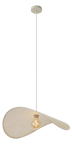 Modern függőlámpa bézs 65 cm - Hat