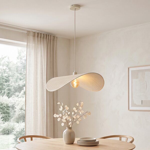 Modern függőlámpa bézs 65 cm - Hat