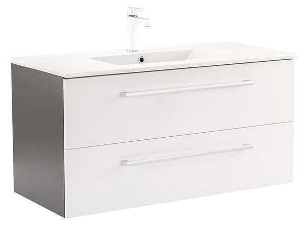 Vario Clam 100 alsó szekrény mosdóval