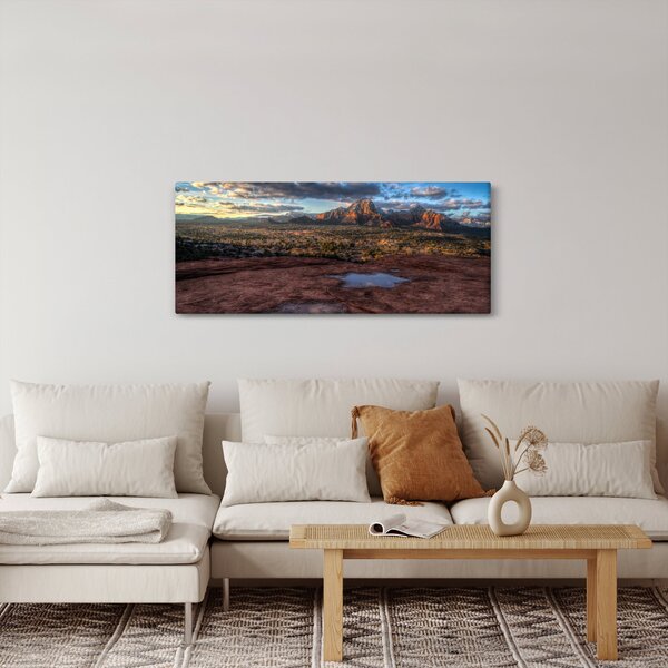A hegyek képe (120x50 cm)