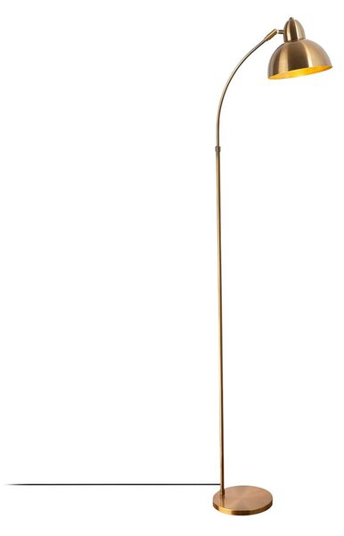 Sárgaréz színű állólámpa fém búrával (magasság 162 cm) Marzeo – Opviq lights