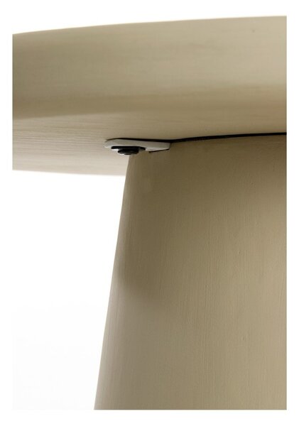 Bézs kerek dohányzóasztal ø 60 cm Kulona – Light & Living