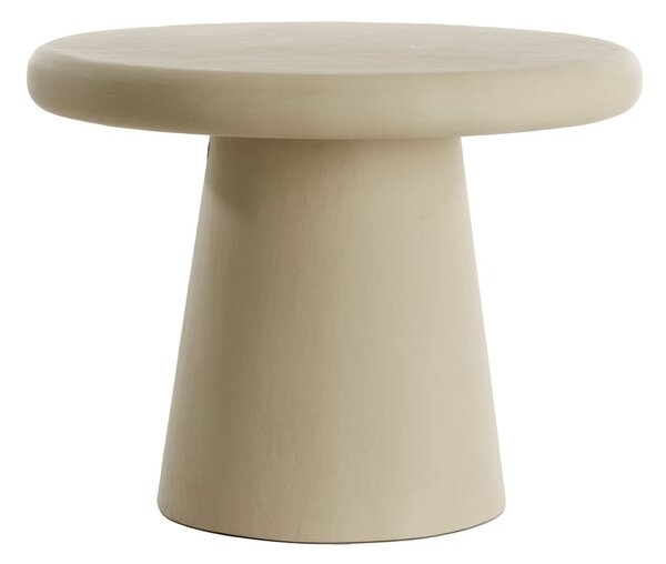 Bézs kerek dohányzóasztal ø 60 cm Kulona – Light & Living