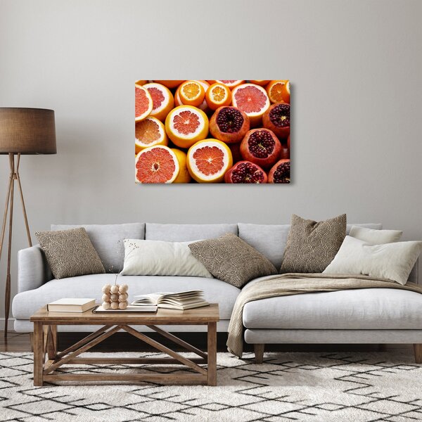 Narancsok és gránátalmák képe (90x60 cm)