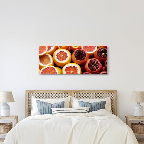 Narancsok és gránátalmák képe (120x50 cm)