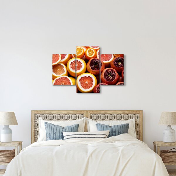 Narancsok és gránátalmák képe (90x60 cm)