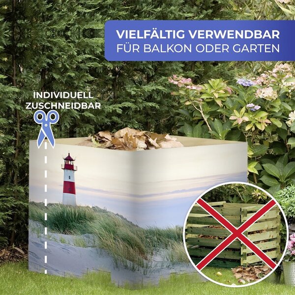Műanyag belátásgátló erkélyre 500x85 cm North Sea Coast – Maximex