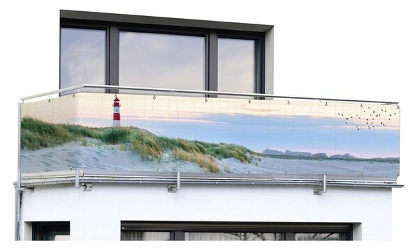 Műanyag belátásgátló erkélyre 500x85 cm North Sea Coast – Maximex