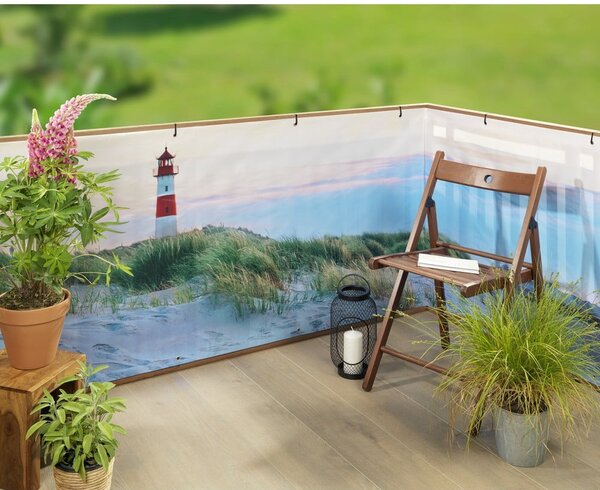 Műanyag belátásgátló erkélyre 500x85 cm North Sea Coast – Maximex