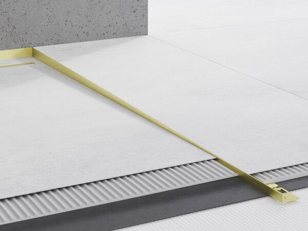 Mexen Line-B rács 120 cm jobbos, matt arany, 185501120R