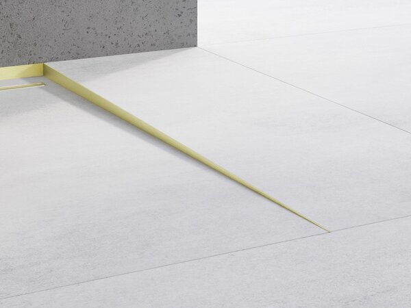 Mexen Line-B rács 120 cm jobbos, matt arany, 185501120R