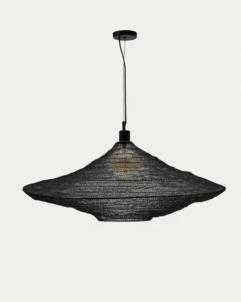 Fekete függőlámpa ø 87 cm Makai – Kave Home