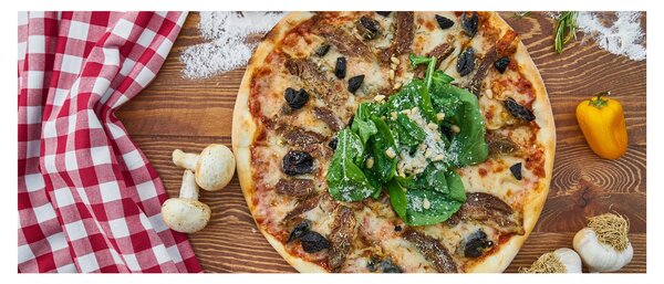 Pizza képe (120x50 cm)