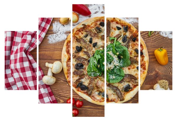 Pizza képe (150x105 cm)