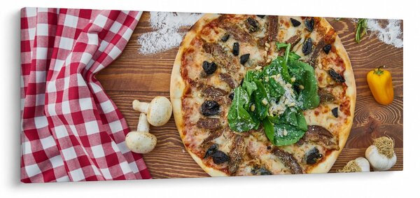 Pizza képe (120x50 cm)