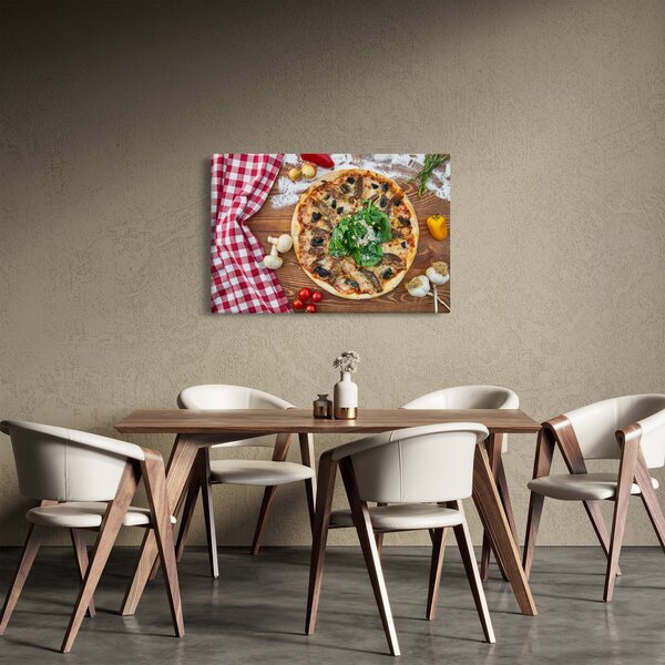 Pizza képe (90x60 cm)