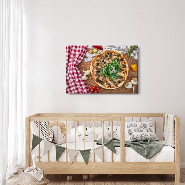 Pizza képe (90x60 cm)