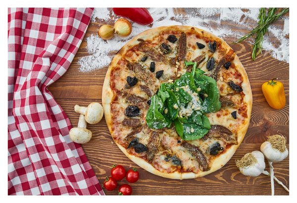 Pizza képe (90x60 cm)