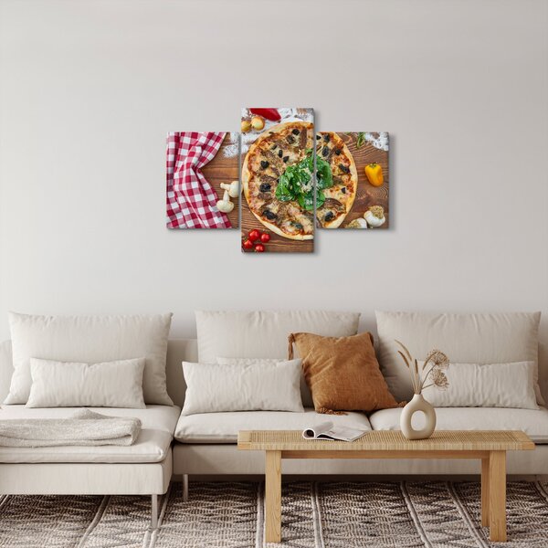 Pizza képe (90x60 cm)