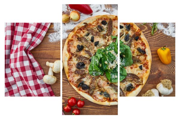 Pizza képe (90x60 cm)