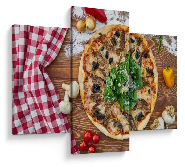 Pizza képe (90x60 cm)