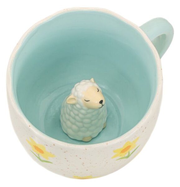 Kék-krémszínű porcelán bögre 350 ml Surprise Sheep – Sass & Belle