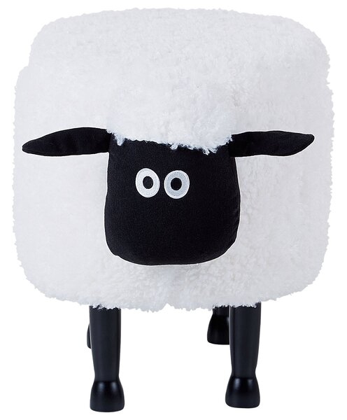 Állatos puff tárolóval SHEEP Fehér Bárány