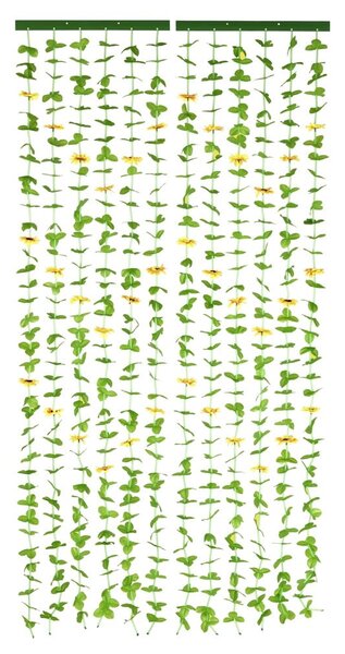Sárga-zöld függöny ajtóra 90x190 cm Sunflowers – Maximex