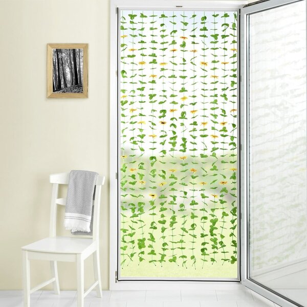 Sárga-zöld függöny ajtóra 90x190 cm Sunflowers – Maximex