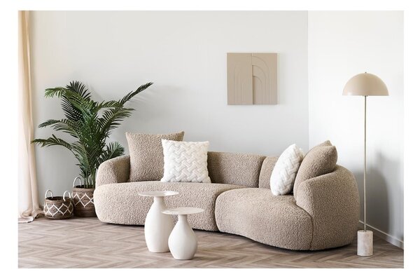 Bézs állólámpa fém búrával (magasság 155 cm) Sheffield – House Nordic