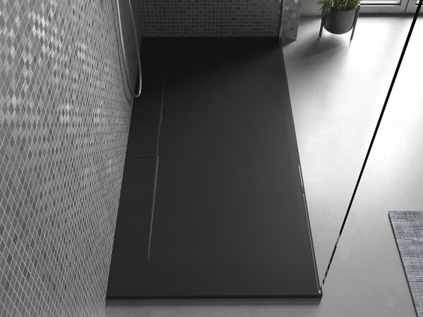 Mexen, Mexen Egon brodzik téglalap alakú SMC 160 x 80 cm, czarny - 4R708016