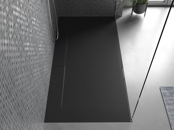 Mexen, Mexen Egon brodzik téglalap alakú SMC 160 x 80 cm, czarny - 4R708016