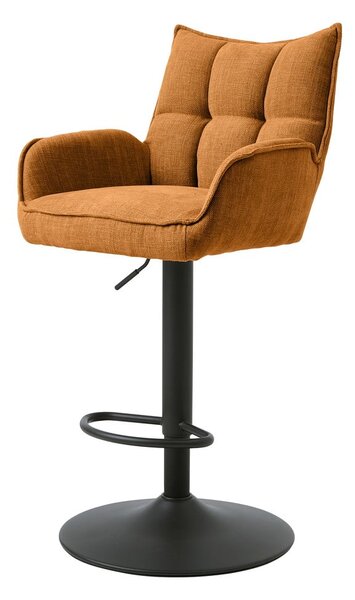 Narancssárga állítható magasságú bárszék szett 2 db-os Marilla – Unique Furniture