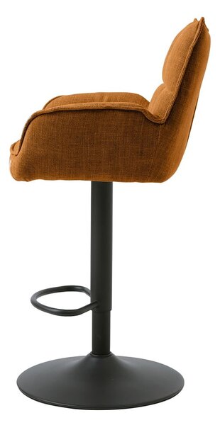 Narancssárga állítható magasságú bárszék szett 2 db-os Marilla – Unique Furniture