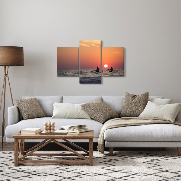 Kenuzók képe naplementekor (90x60 cm)
