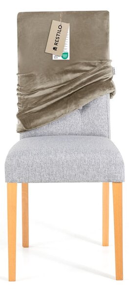 Szürkésbézs gumis szék huzat szett 4 db-os 48 cm Sento – Restilo
