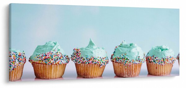 Cupcakes képe (120x50 cm)
