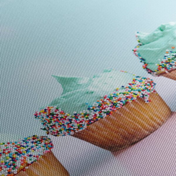 Cupcakes képe (70x50 cm)