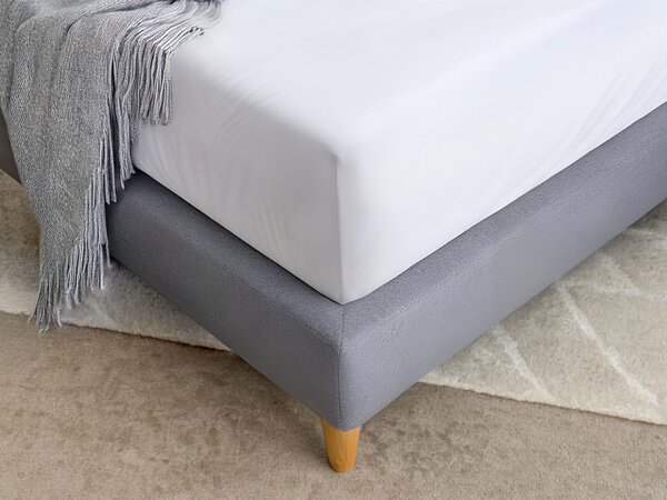 SANTE Jersey gumis lepedő 200x220 - Fehér