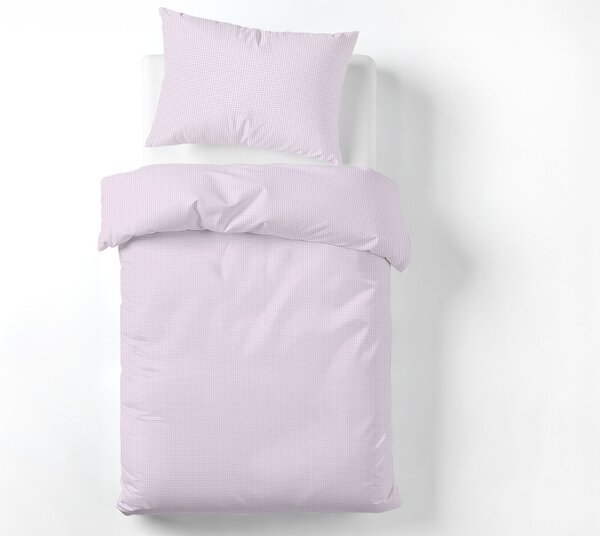 SOFT GRID ROSE pamut ágyneműhuzat