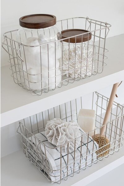 Fémhuzalos tárolókosár 37x26x20 cm Store It – Mette Ditmer Denmark