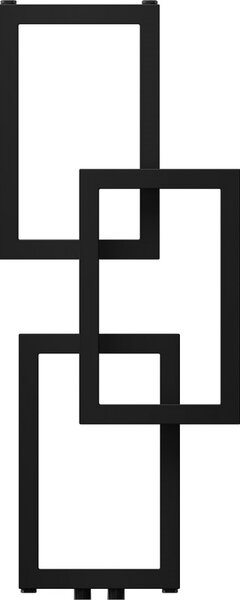 Mexen Grid, dekoratív fürdőszobai radiátor 870 x 360 mm, 209 W, fekete, W215-0870-360-00-70