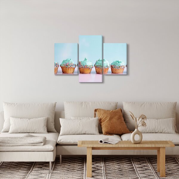 Cupcakes képe (90x60 cm)